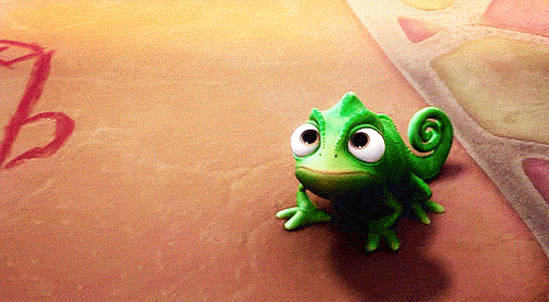Cute Animated Pascal [chameleon gif]